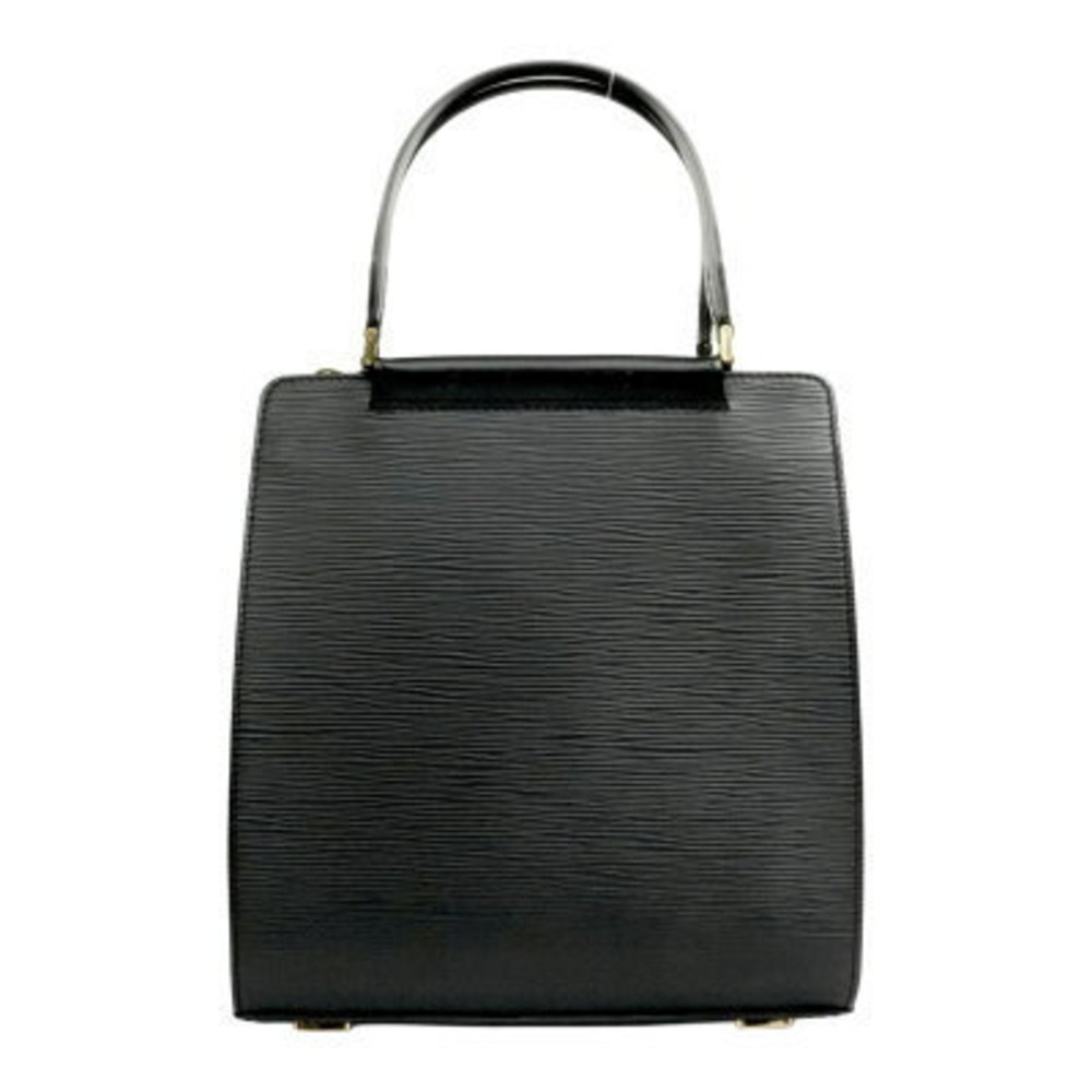 Louis Vuitton Leather Handbag Epi Black PM pi Figari